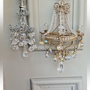 Elegant Crystal Chandelier Ornaments